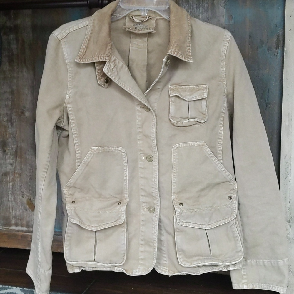 Vintage Y2K J.Crew X Avant Garde Cargo Jacket - Women's Medium - Picture 1 of 7